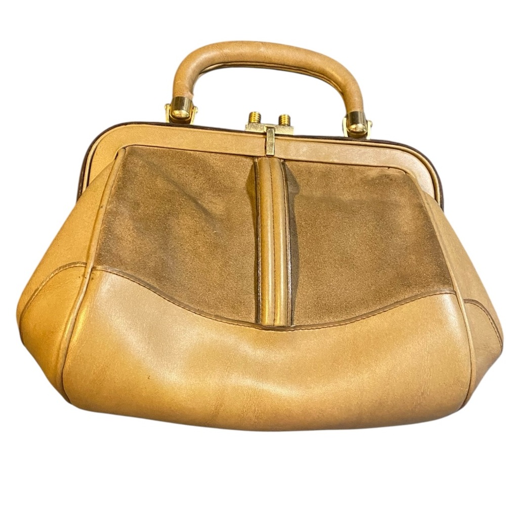 Tano Tan and Brown Leather Satchel